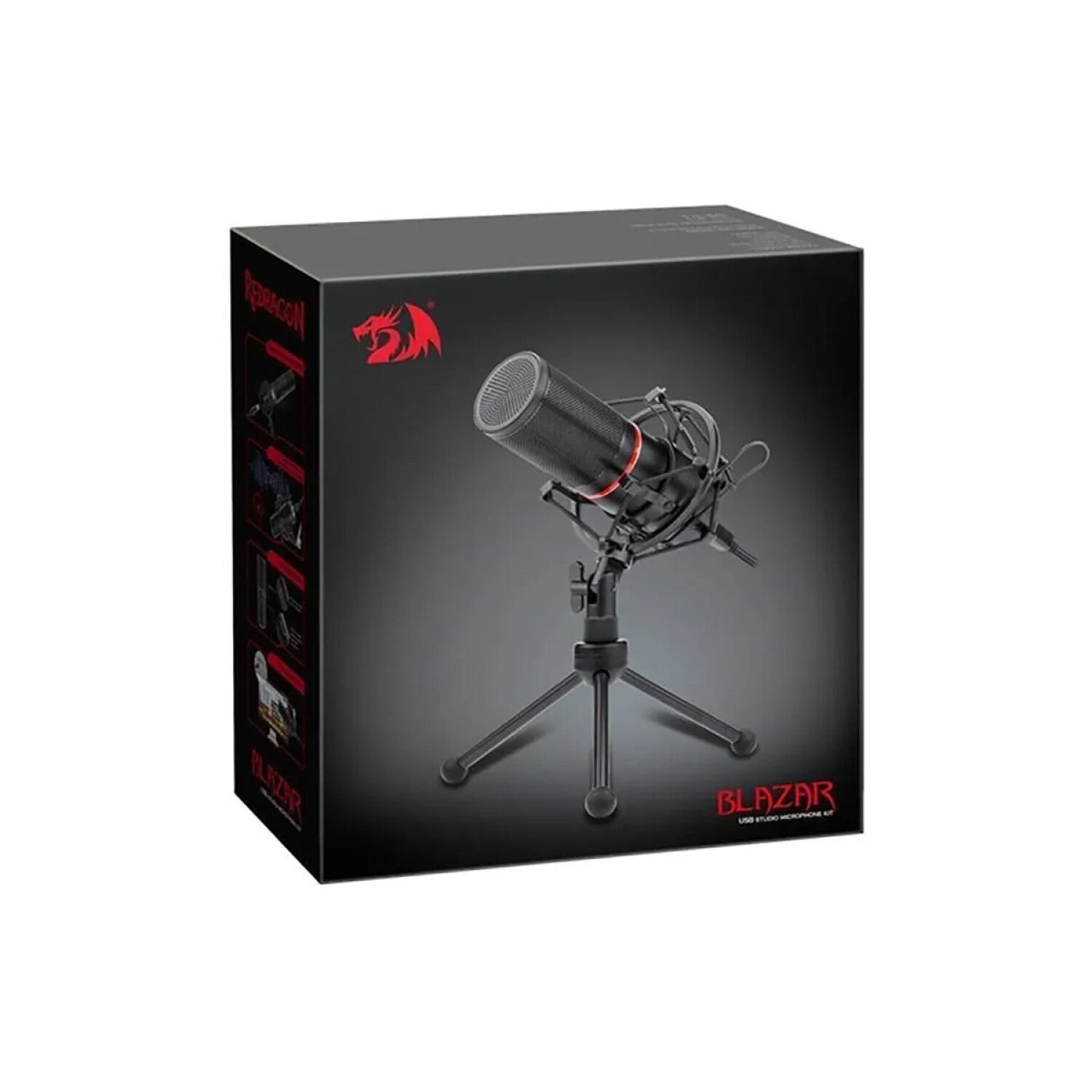 MICRÓFONO Redragon Blazar GM300 – USB | Iluminación RGB | Streaming & Gaming