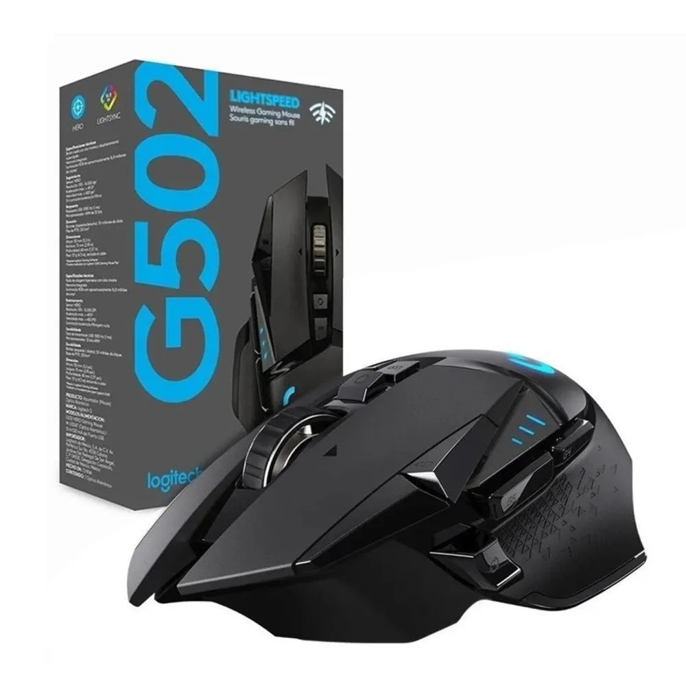 Mouse Gamer Logitech G502 HERO RGB Alámbrico | 25K DPI | 11 Botones Programables