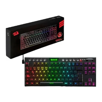 TECLADO REDRAGON HORUS K622 TKL ALÁMBRICO – Mecánico Low Profile | RGB | Tenkeyless