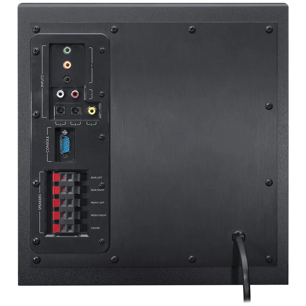 EQUIPO DE SONIDO LOGITECH Z906 5.1 NEGRO – 1000W Pico | Certificación THX | Sonido Surround 5.1