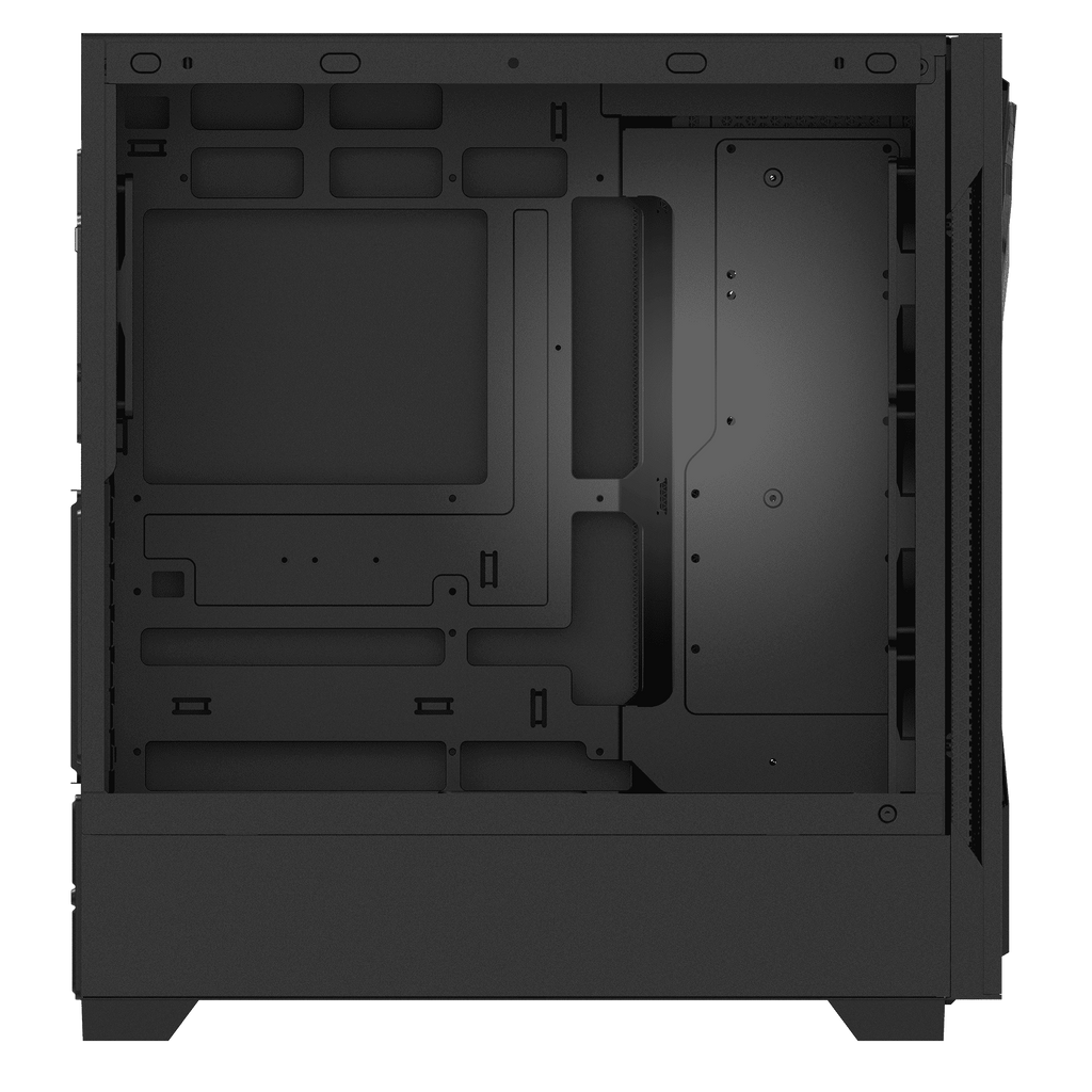 CHASIS XPG STARKER AIR BTF NEGRO – Alto flujo | Vidrio templado | Diseño ATX
