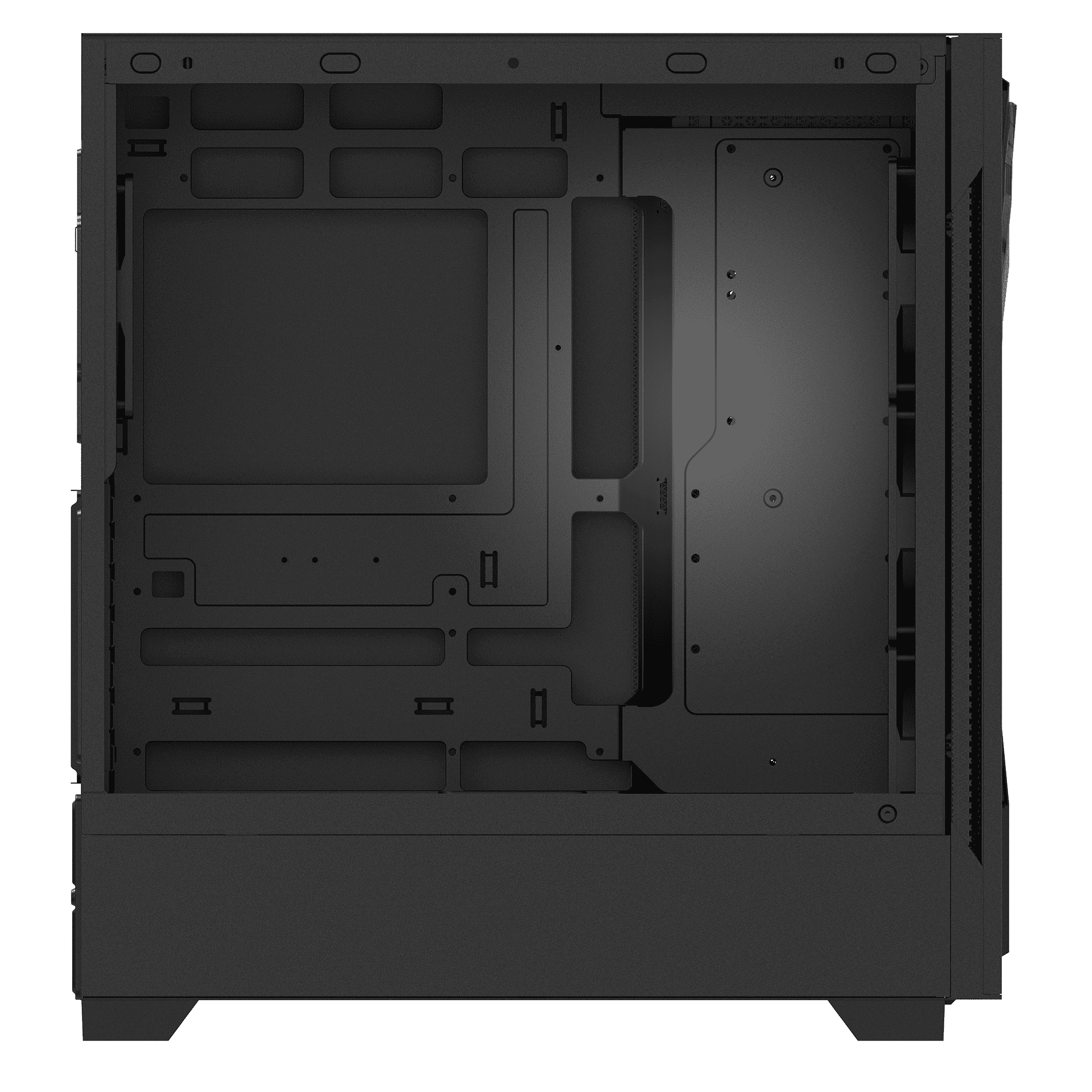 CHASIS XPG STARKER AIR BTF NEGRO – Alto flujo | Vidrio templado | Diseño ATX