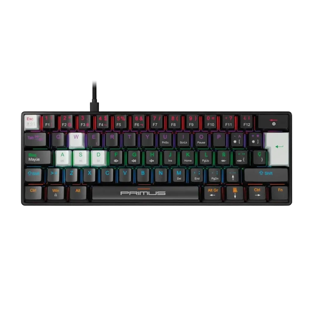 TECLADO PRIMUS BALLISTA 61T – Mecánico | 60% | RGB