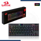 TECLADO REDRAGON HORUS TKL K621 – Inalámbrico | Tri-Modo | RGB Low Profile | Diseño Compacto 80%