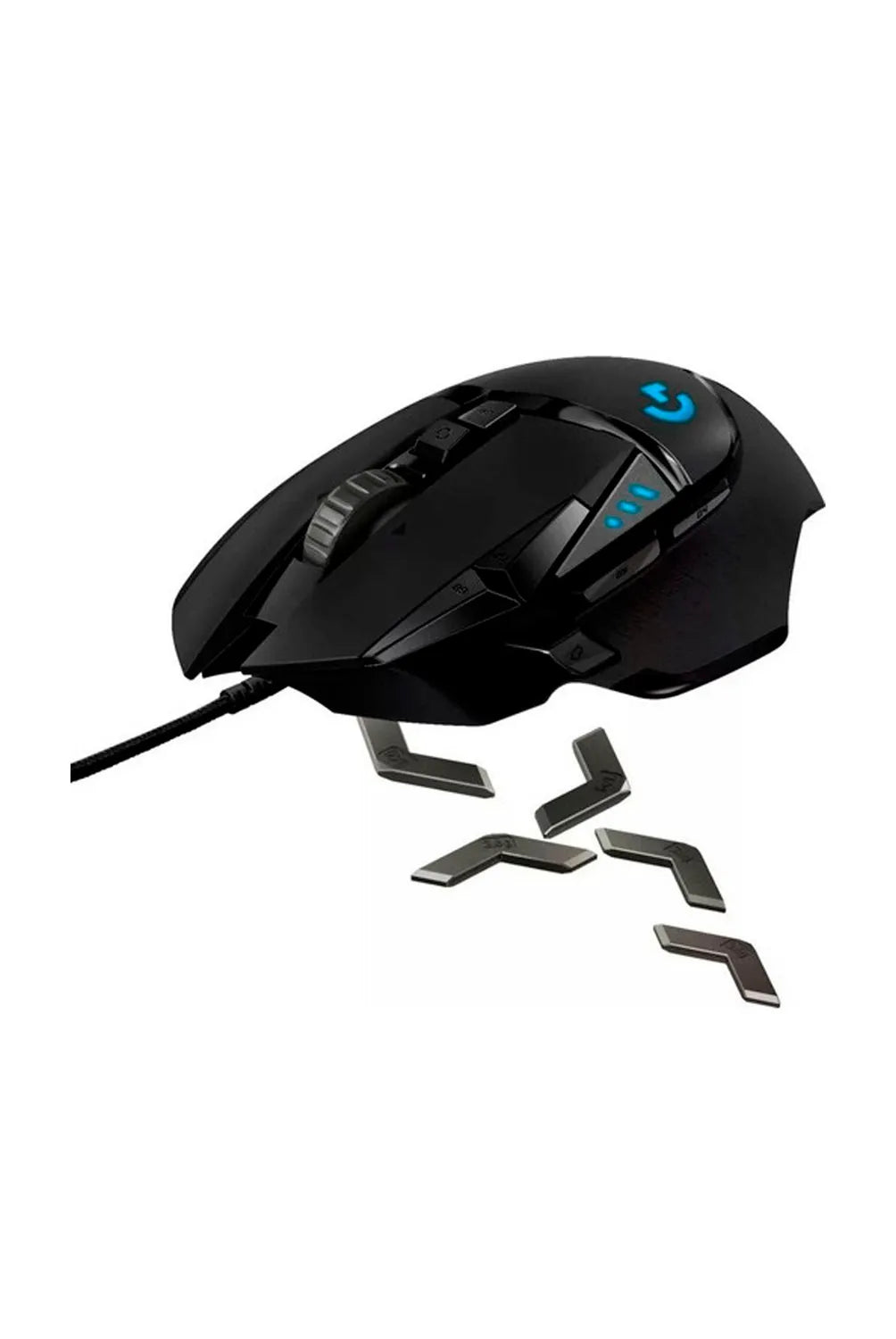 Mouse Gamer Logitech G502 HERO RGB Alámbrico | 25K DPI | 11 Botones Programables