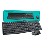 COMBO PERIFÉRICOS LOGITECH MK235 – Inalámbrico | Teclado de Tamaño Completo | Mouse Óptico